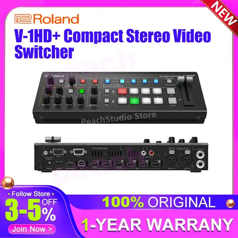 1hd 2 ile Profesyonel Video Switching: Roland V-1HD+ Compact Kullanım Deneyimi