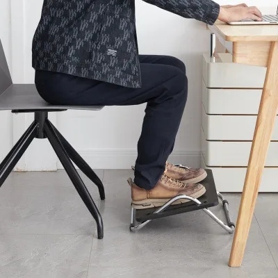 Plastic Footstool Office Artifact Foot Pedal Plate Thickened Adjustable Ottoman Table Foot Pedal