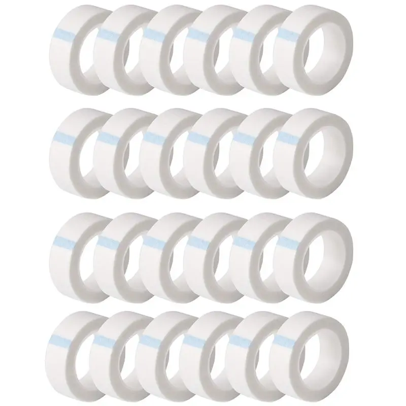 AA20-24 Rolls Adhesive Fabric Lash Tapes Eyelash Tape Non-Woven Fabric For Eyelash Extension Supply