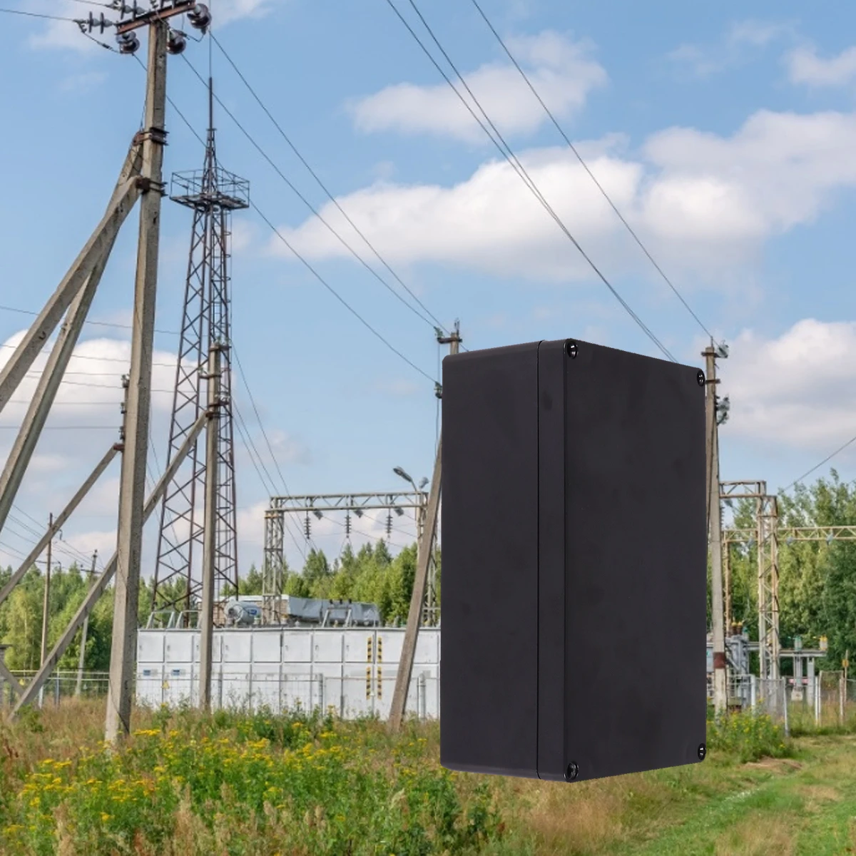 

1pc Waterproof Junction 200X120X75Mm High Hardness Plastic Project Enclosure Dustproof Sealed Outdoor Electric Diy Circuit