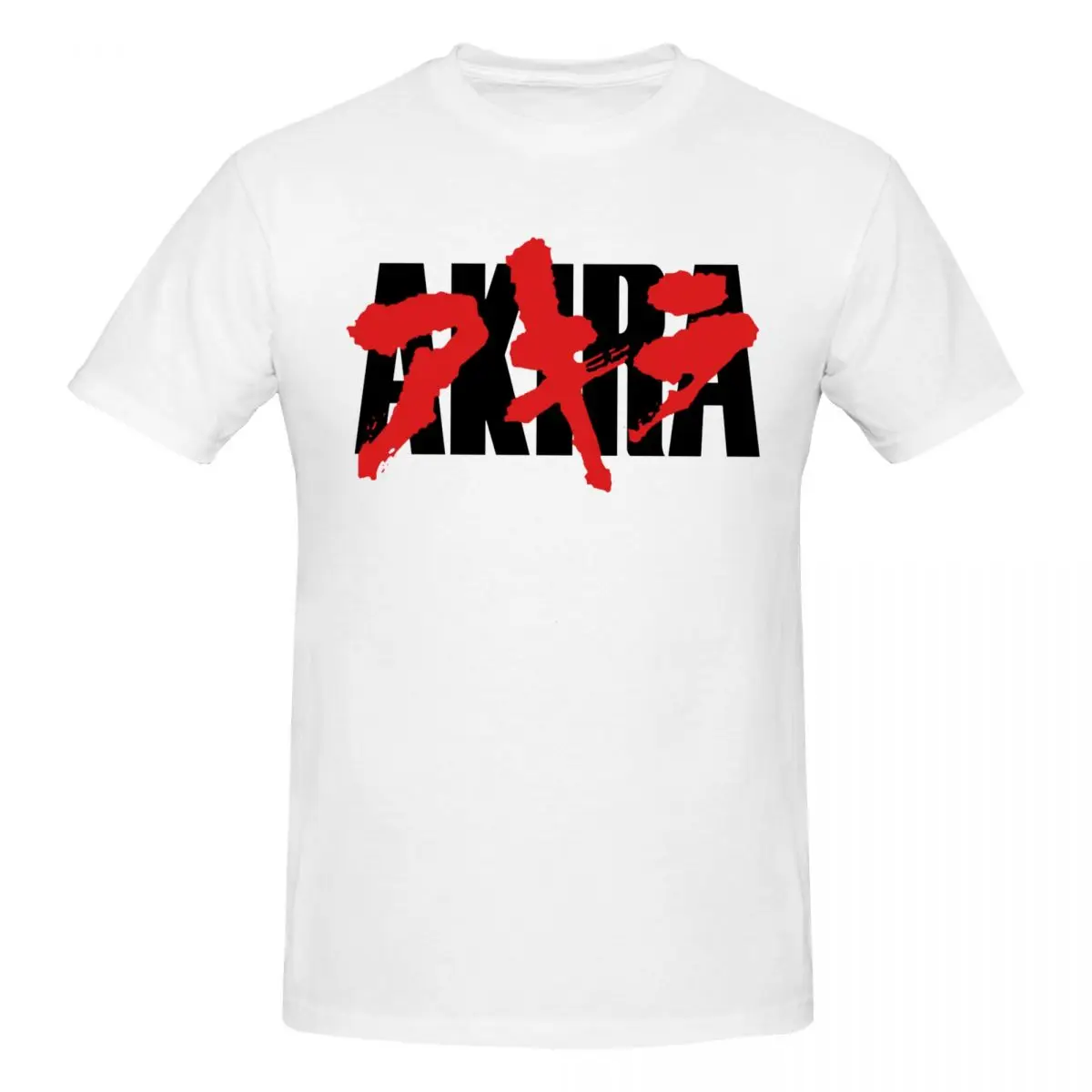 Men Women T-Shirts Bloody Akira Novelty Pure Cotton Tees Short Sleeve Japanese Anime Manga T Shirts Crew Neck Clothes Gift Idea