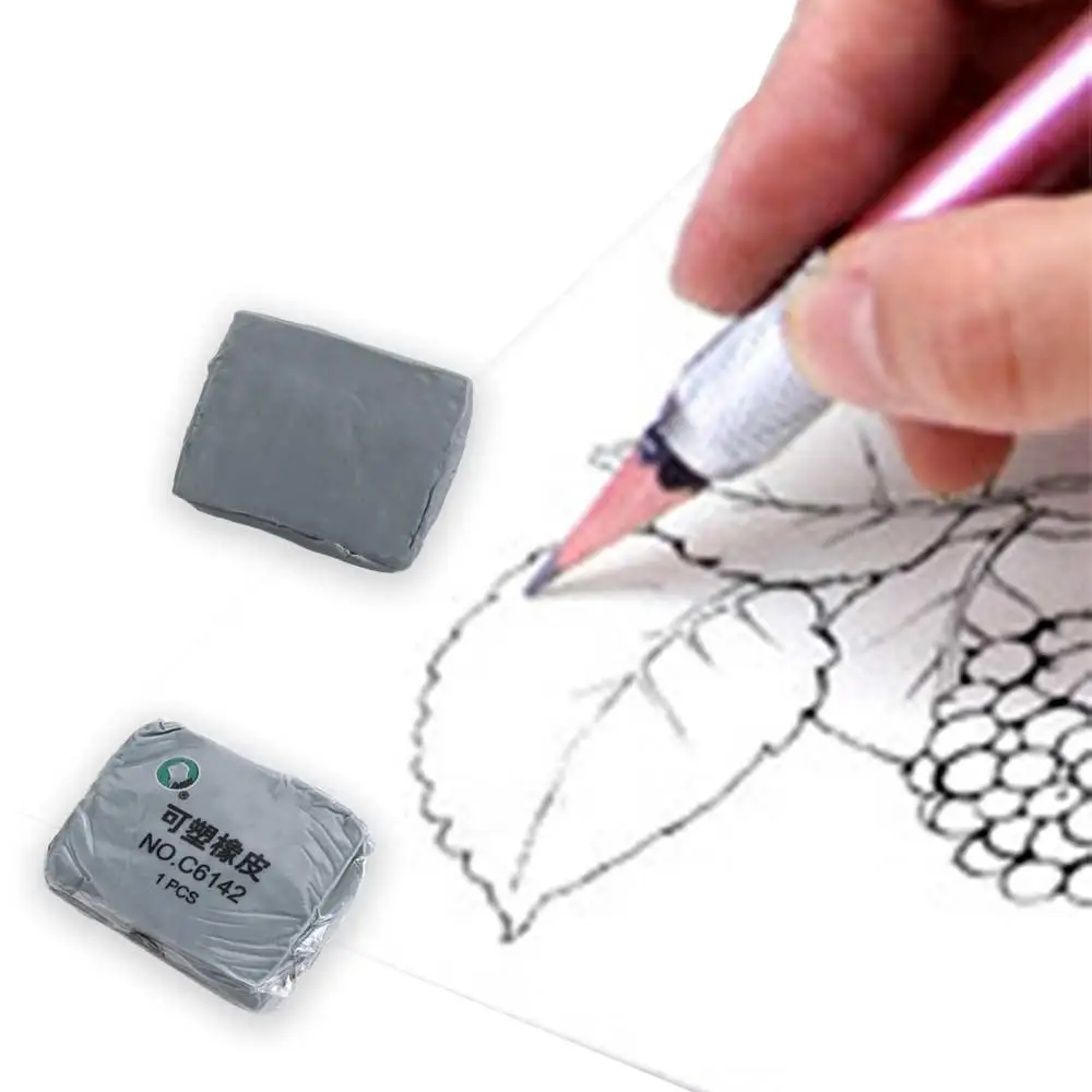 1 Pcs ART Erasers Kids soft eraser Kneadable Sketch not Maries Professional Senior Drawing Plasticine Art pencil