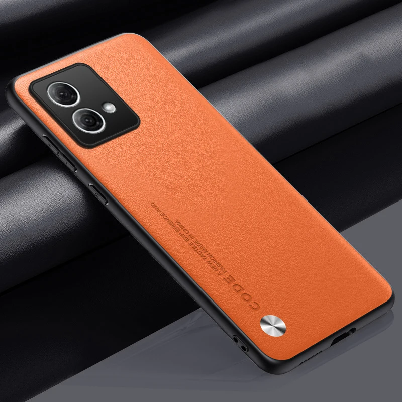 For Motorola Edge 40 Neo Plain Leather Case TPU Pure Color Cover Shockproof Phone Case Moto Edge 40/Edge 30/30 Fusion/30 Ultra
