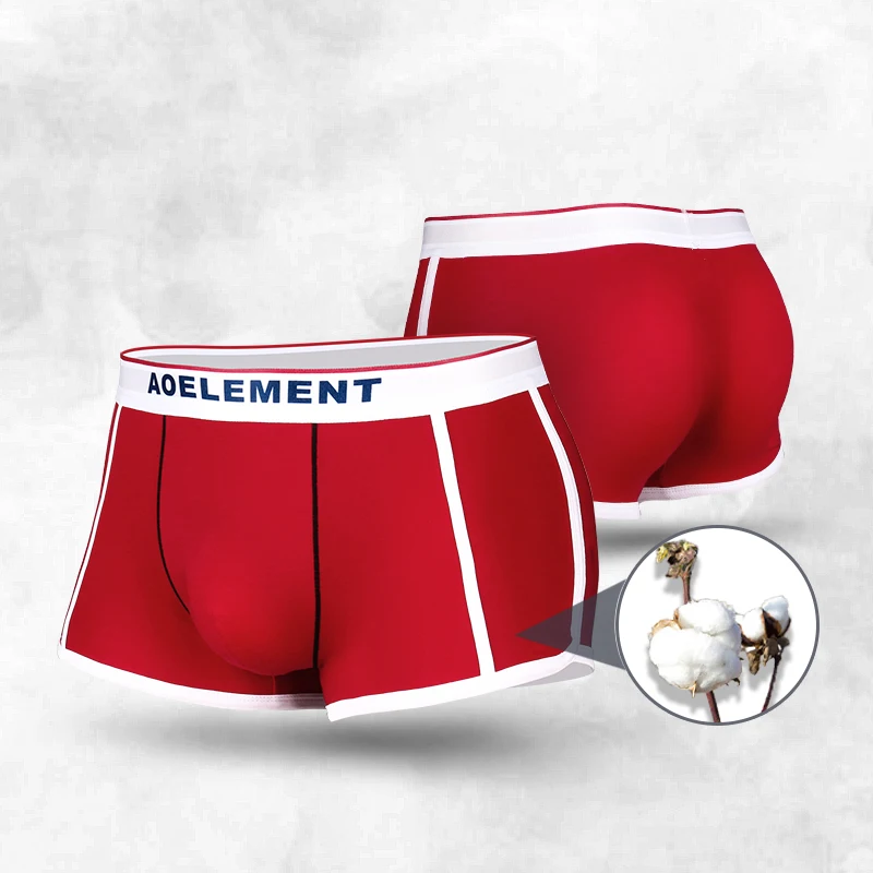 Trendy herenondergoed, herenboxershorts, onderbroeken van puur katoen, stijlvol ondergoed voor heren, ademende en trendy boxershorts