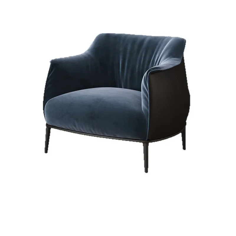 

Retro single sofa light French bed and breakfast hotel rooms leisure chairs antique reception negotiationcombination