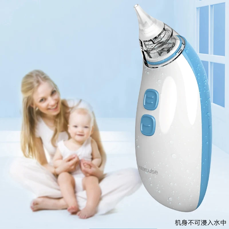 Electric Nasal aspirator for baby vacuum cleaner Obstruction Rhinitis snot cleaner Silicone Suction Head Absorber machine