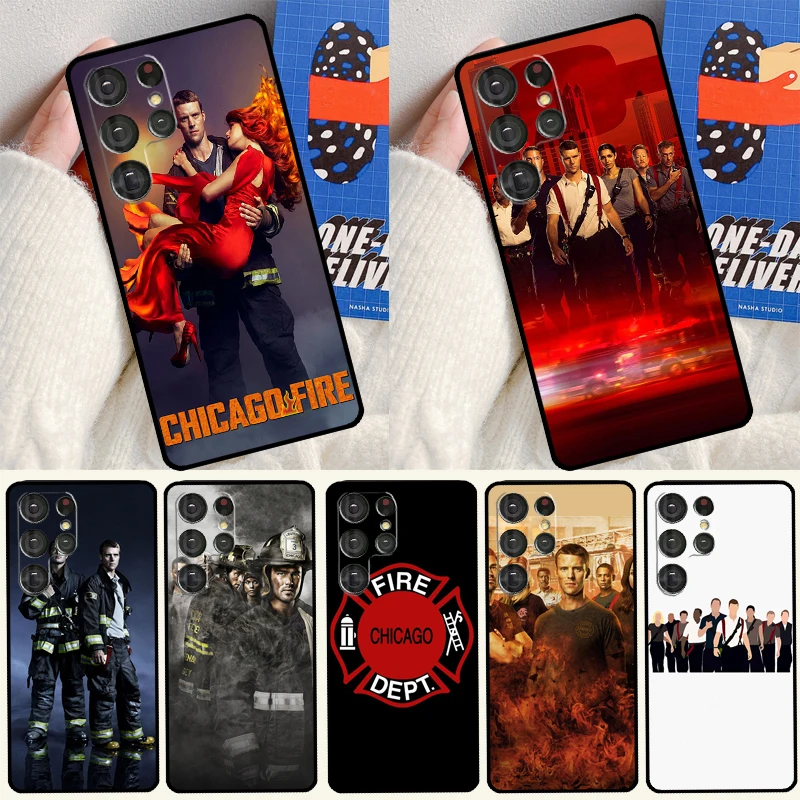 Chicago Fire TV Show Phone Case For Samsung Galaxy S23 S22 Ultra Note 20 Note 10 S8 S9 S10 Plus S20 FE S21 Ultra