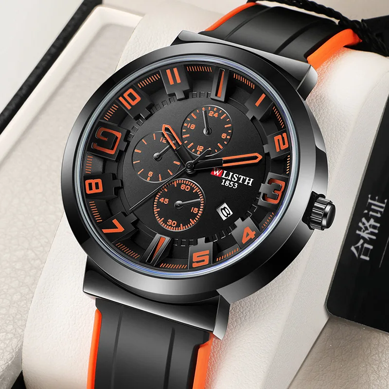 ساعة يد كوارتز عصرية للرجال، ساعة أنيقة للطلاب، تصميم كاجوال إبداعي للاستخدام اليومي أو الهدايا