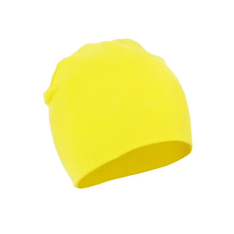 Gorro de algodón cálido para bebé, gorros bonitos de Color caramelo, accesorios para recién nacido, primavera y otoño, novedad de 2020