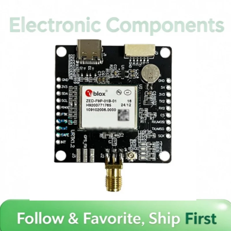 ZED-F9P-01/02/04B/15B/F9K high-precision differential positioning RTK module board motherboard
