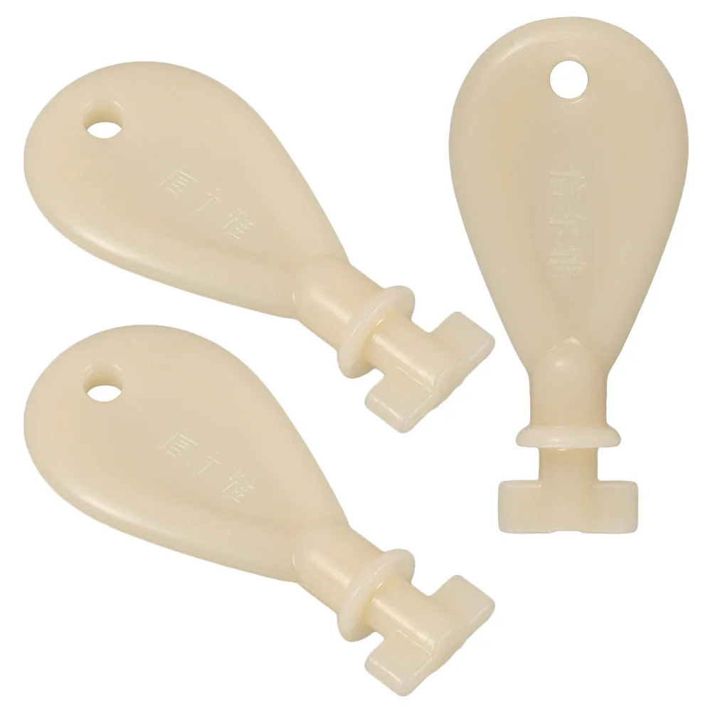 

3 Pcs Universal Paper Towel Dispenser Key Plastic Toilet Paper Holder Tissue Box Keys Bathroom Fixture Supplies