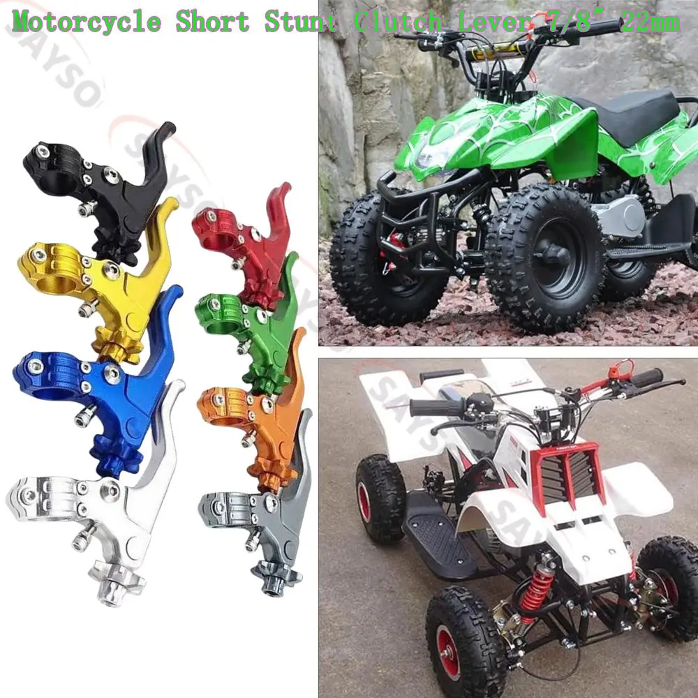 

CNC Short Stunt Clutch Lever Perch Assembly For Honda CB500F CB500X CB750 MSX125 Accessories 7/8" 22mm Handlebar