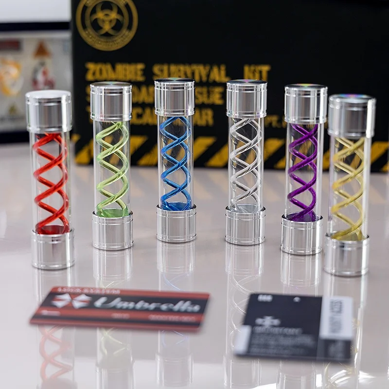 

In Stock - Official Handmade T-Virus Series: Virus Sample Bottle Replica Model Toy (Umbrella Corp Logo) - Game Col