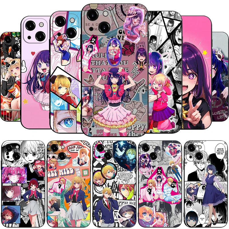 

Oshi no Ko Ai Aqua Ruby Hoshino Kana Arima Akane Kurokawa Phone Case For iPhone 14 13 12 11 Pro Max Mini XS X XR SE3 2 7 8 Plus