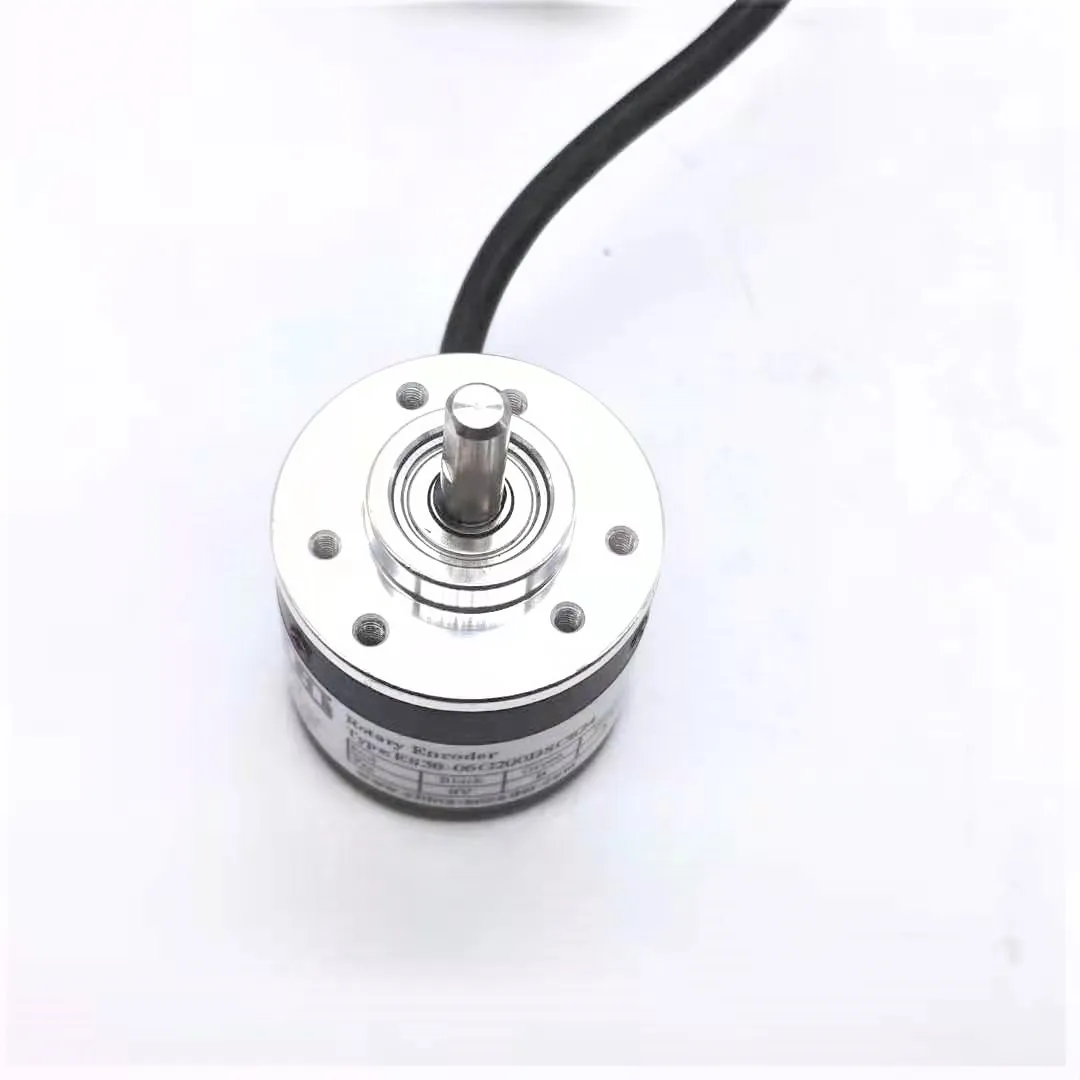 

ES38 6mm Axis Incremental Rotary Encoder 100 200 360 400 600 1000p/r A B Phase NPN Output 8-24v