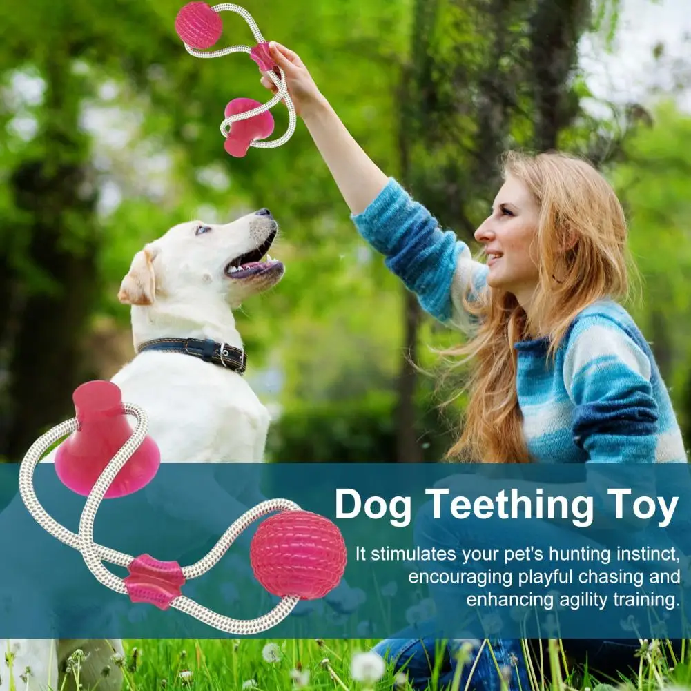 Dog Teething Toy，TPE，Pet Molar Bite Ball，for Aggressive Chewers，Puppy Mentally Stimulating Chew Toy，for Small Large Dogs