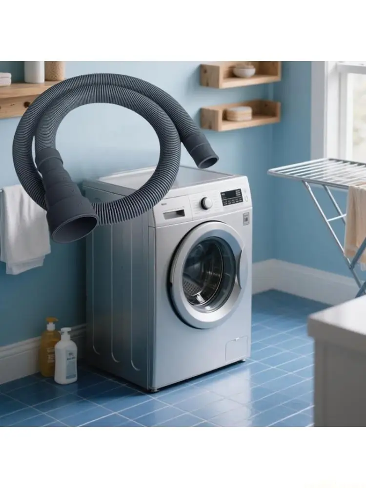 D0AB Drain Pipe Washing Machine Dishwasher Drain Waste Hose Extension Pipe With Hoses