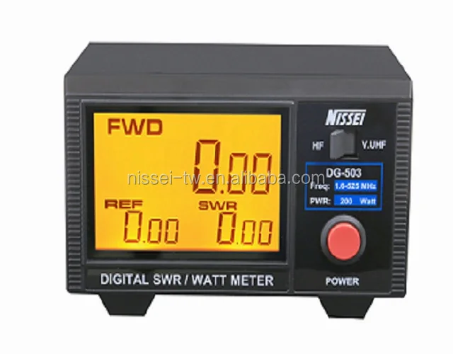 NISSEI Digital SWR Meter DG-503  1.6-525 MHz  200W  amateur radio