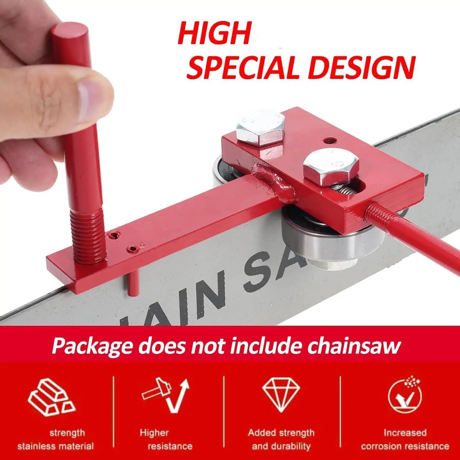 Chainsaw File Guide Tool Chainsaw Closing Adjuster Rail Set Power Tool Secure Sharpening System For Grandpas Lumberjacks Fathers