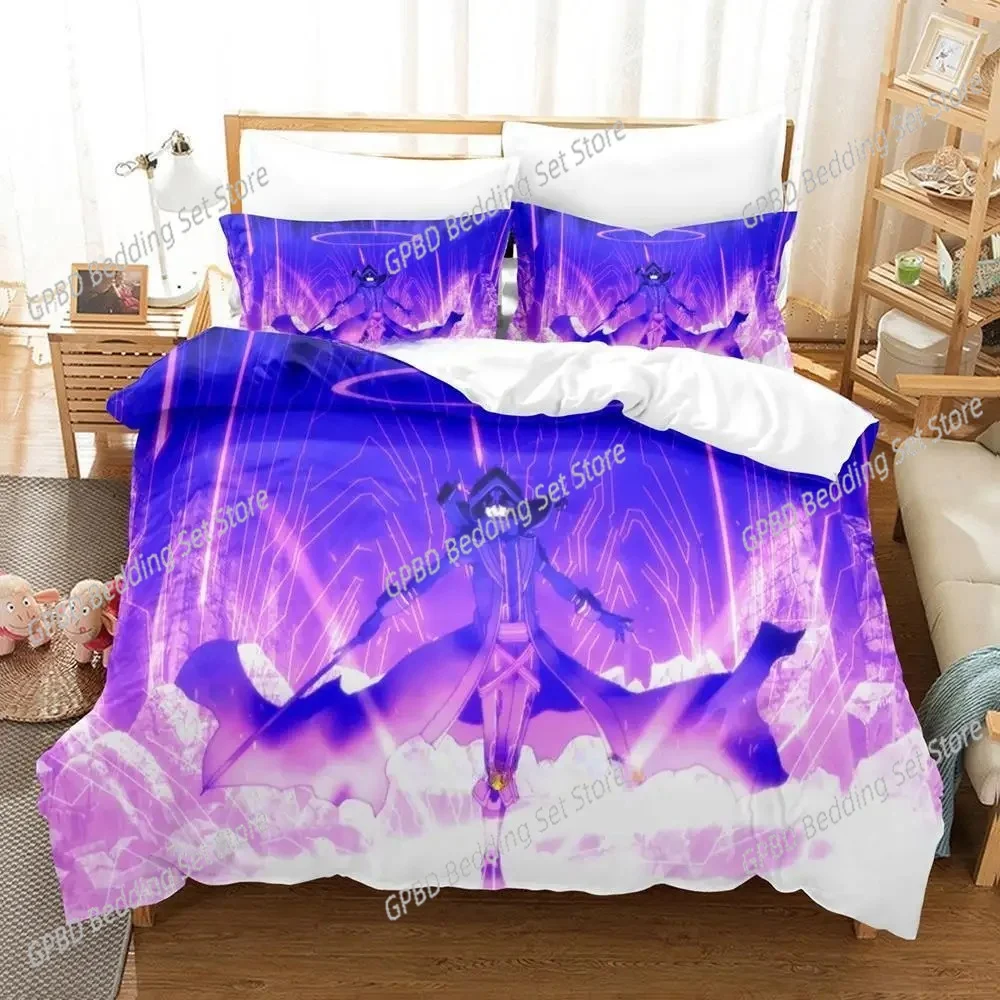 The Eminence in Shadow Cid Kagenou Bedding Set Cartoon Anime three-piece set Adult Kid Bedroom Duvet cover Sets Home Textiles