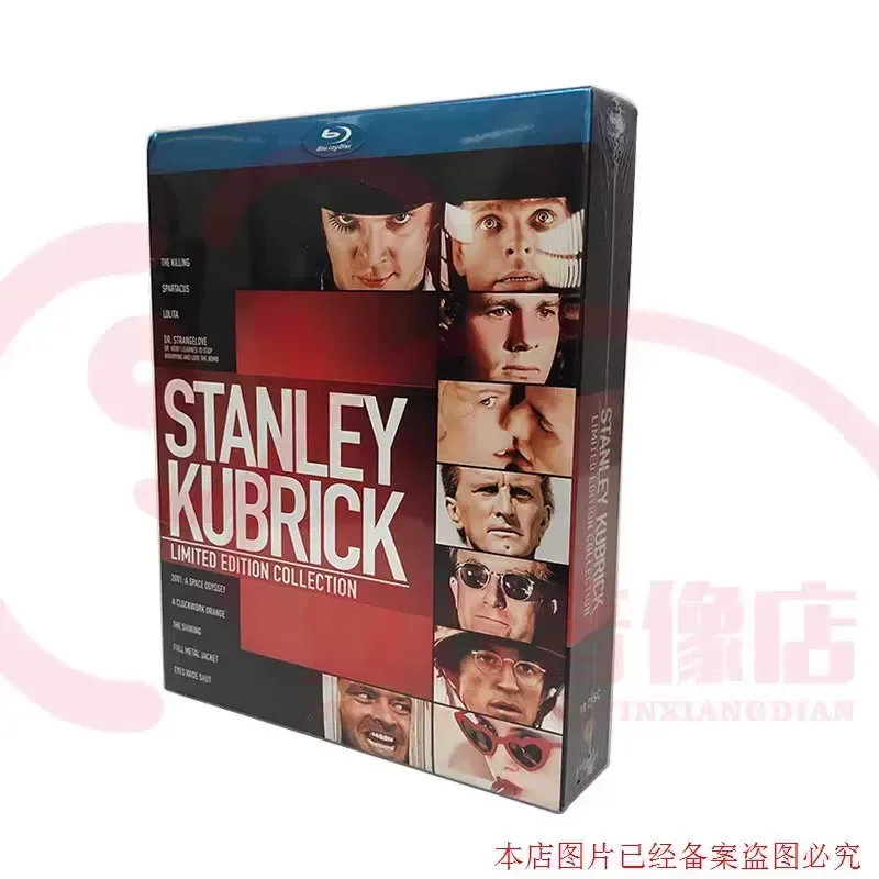 BD Blu-ray Disc The Shining A Clockwork Orange Lolita Stanley Kubrick Video 10 Disc High Definition Box Set