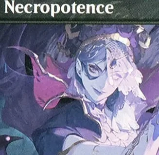 "Necropotence" Hochwertige TCG-Proxy-Karten für Brettspiele und Sammelkartenspiele