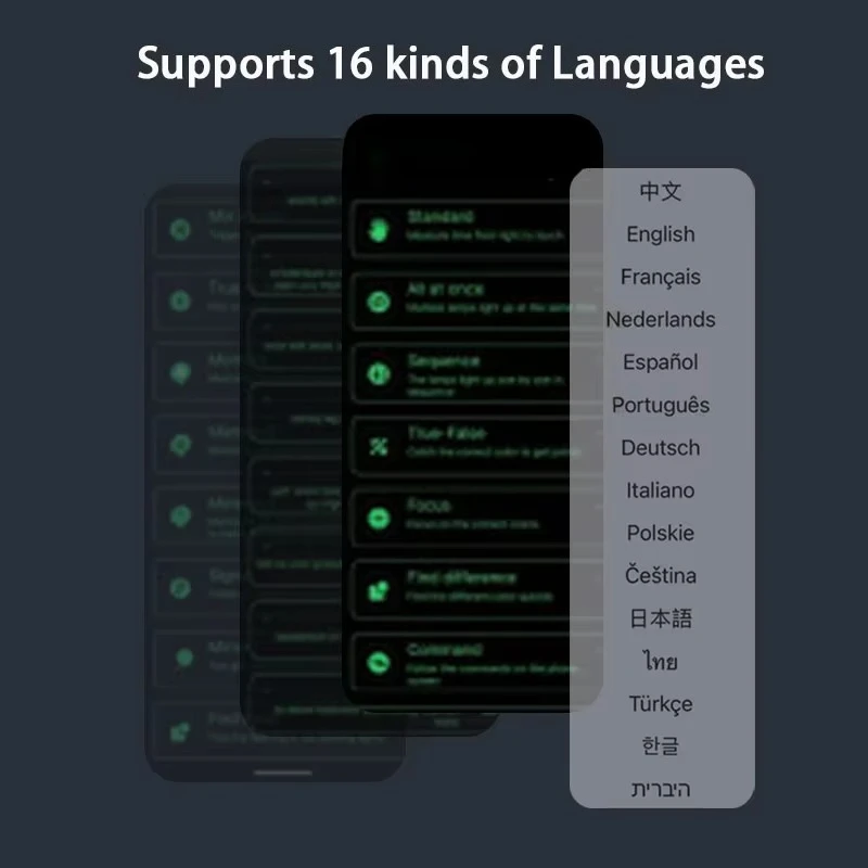 سرعة خفة الحركة رد الفعل ضوء فلاش منعكس رد الفعل التدريب مصباح لكرة السلة كرة القدم الملاكمة في 4-10 قطعة APP المعدات الرياضية