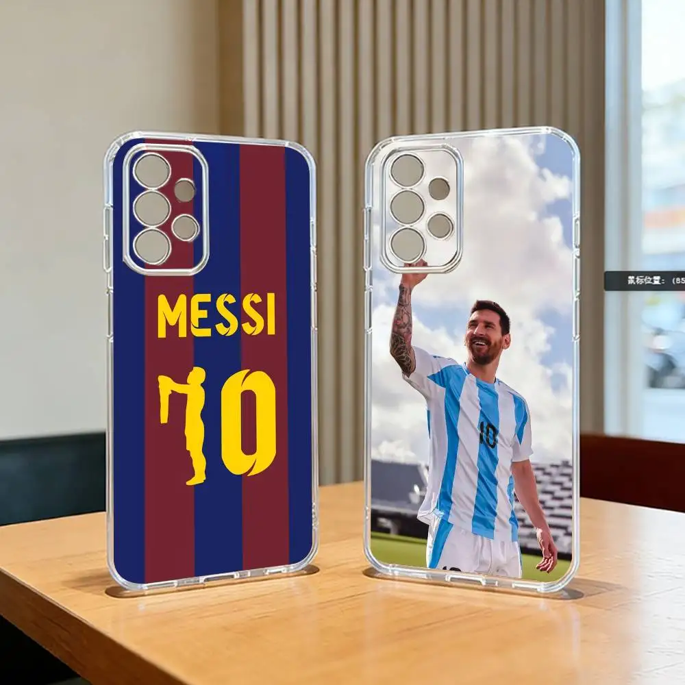 Sport Lionel M-Messis  Phone Case Transparent Silicone Soft For Samsung S25,S24,S21,S22,S23,S30,Ultra,S20,Plus,Fe