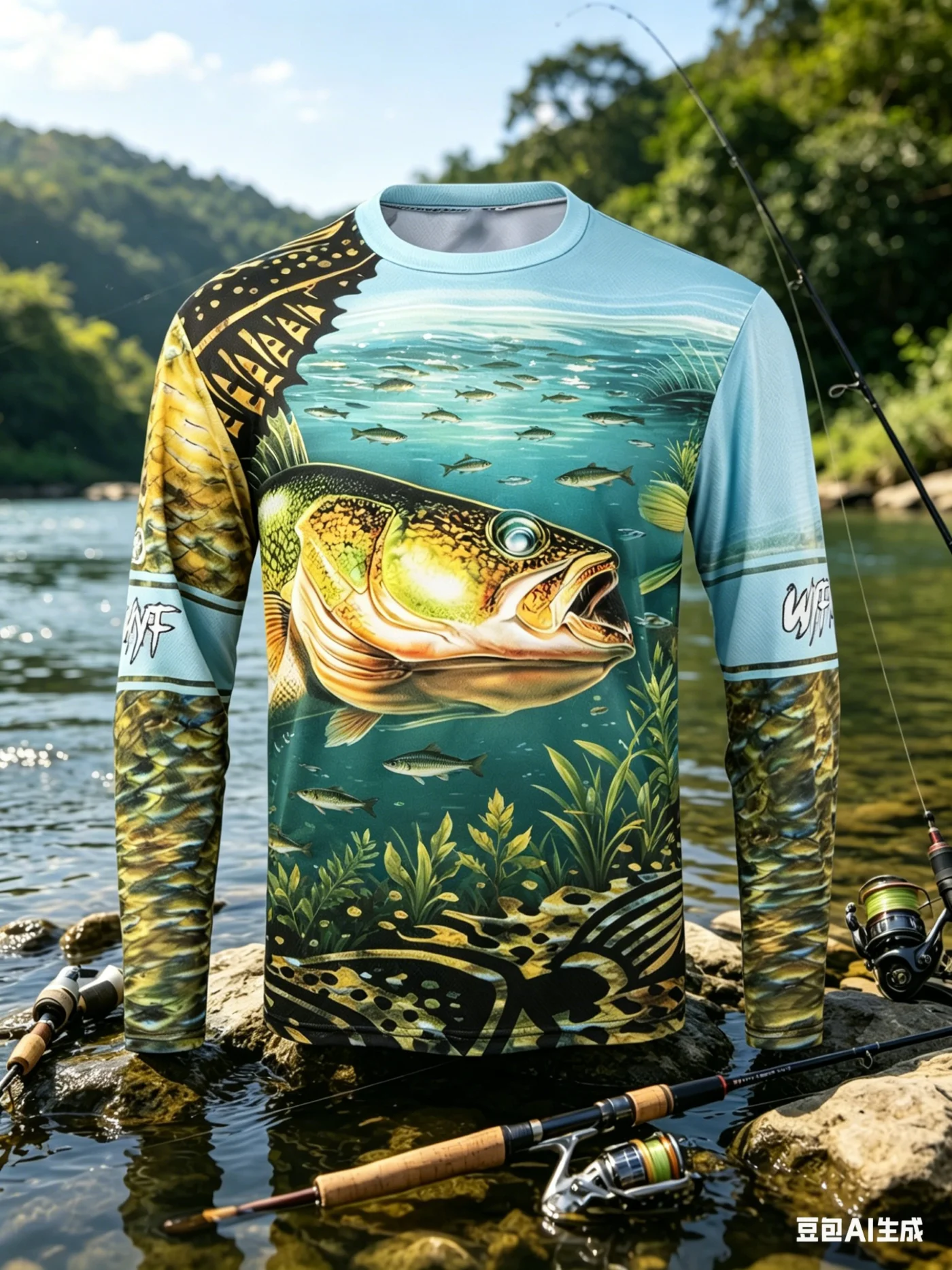 

MEN S STYLISH QUICK DRY LONG SLEEVE CREW NECK SPORTS T SHIRT POLYESTER KNIT BREATHABLE FISHING PRINTS FOR OUTDOOR TEAM SPORTS