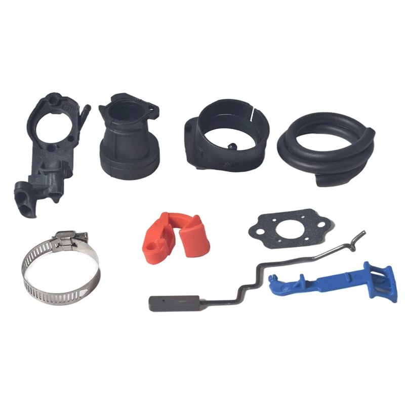 Imagem -03 - Intake Manifold Lever Clamp Kit Junta Junta para Husqvarna 340 345 350 Motosserra 537251302