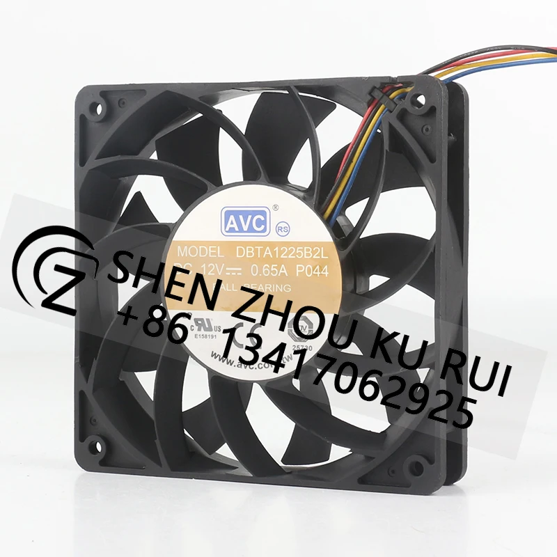 AVC 12025 12V 0.65A AC EC 12CM PWM speed control Violent chassis power supply DBTA1225B2L 120X120X25MM cooling fan