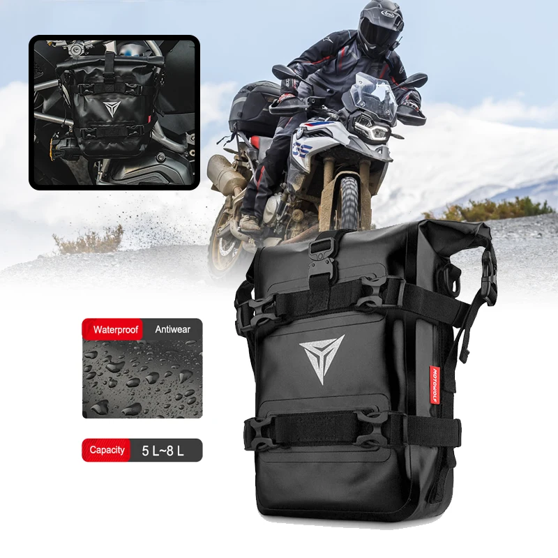 For BMW F750GS F850GS ADV F 850GS Adventure F750 GS Motorcycle Frame Crash Bars Waterproof Bag Bumper Repair Tool Placement Bag