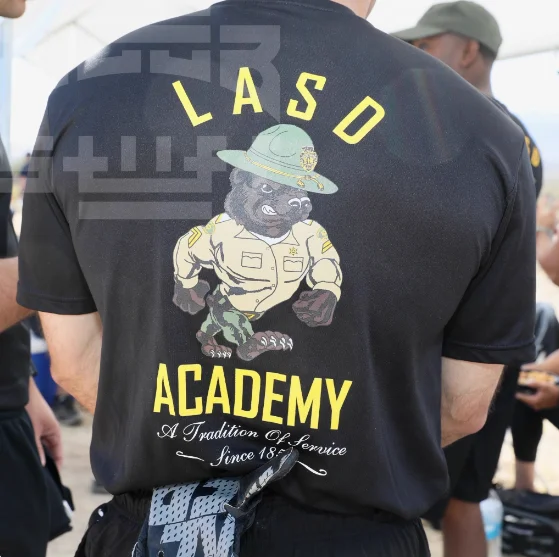 LASD Los Angeles County Police Department Training Department Fitness T-shirt