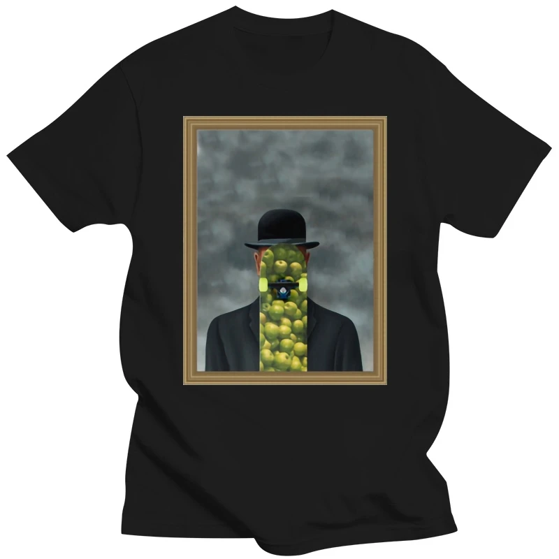 2019 Fashion T Shirt 100% Cotton Creative Graphic  MAGRITTE SKATE T SHIRT