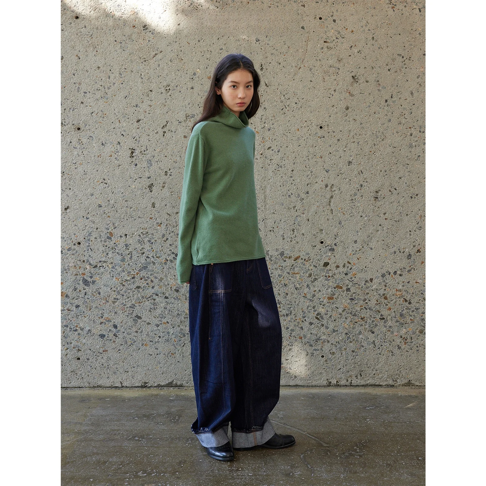 

Джинсы Trueidea26 Premium Multi-Proc Heavy-Du Versatile, девятикомпонентные, из хлопка, женские, свободного кроя, с высокой талией, не дают усадку