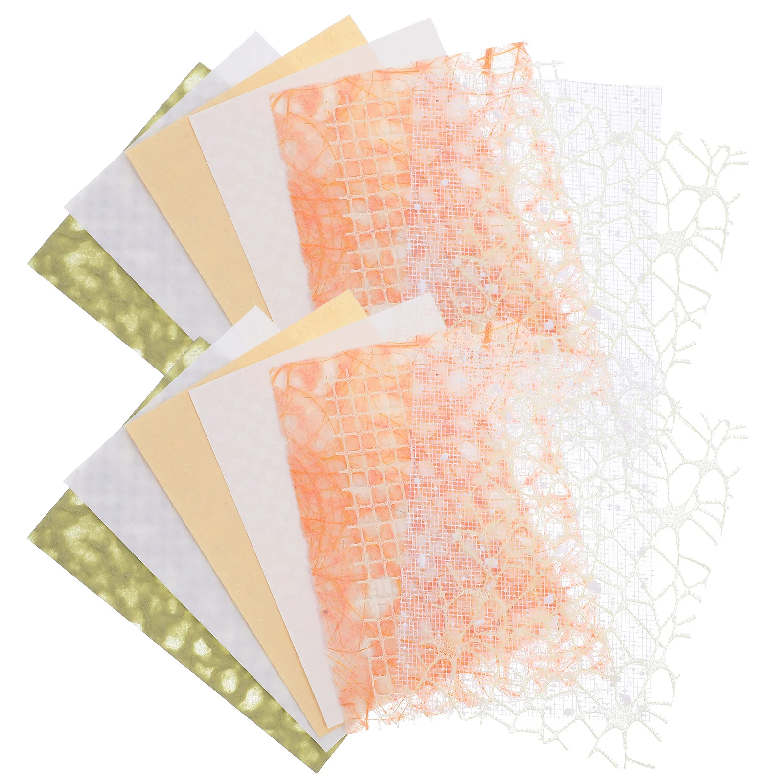 1Set Collage Decorative Paper Retro Style Delicate Scrapbook Scrapbook Paper Material for DIY Journal Notebook Photo Album
