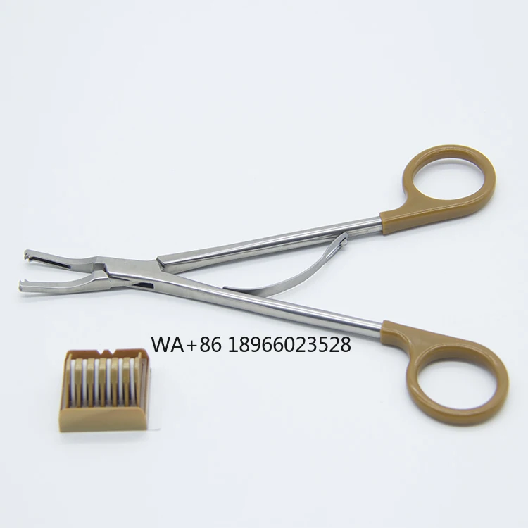 applier for clips ligating open surgical laparoscopic clip appliers