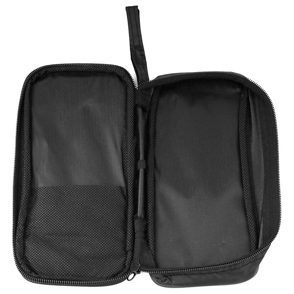 Imagem -02 - Bolsa de Armazenamento Multímetro Bolsa de Ferramentas Pano Preto Toolkit Pouch 20x12x4cm ut Impermeável à Prova de Choque Soft Case Cor Preta s m l 1pc