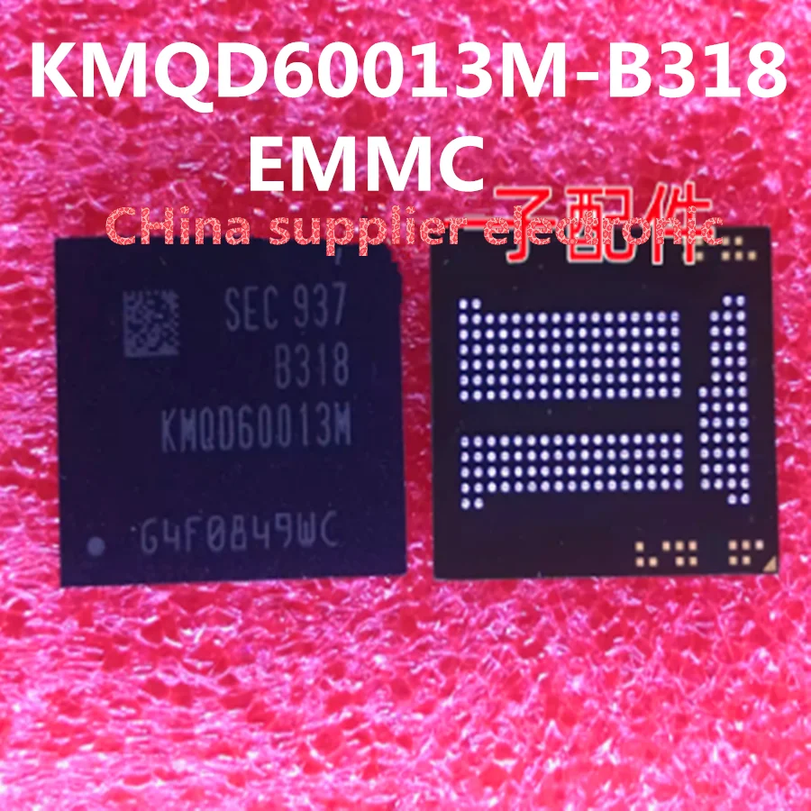 

1pcs-5pcs KMQD60013M-B318 KMQD60013M BGA emmc mobile phone storage memory ic planting ball