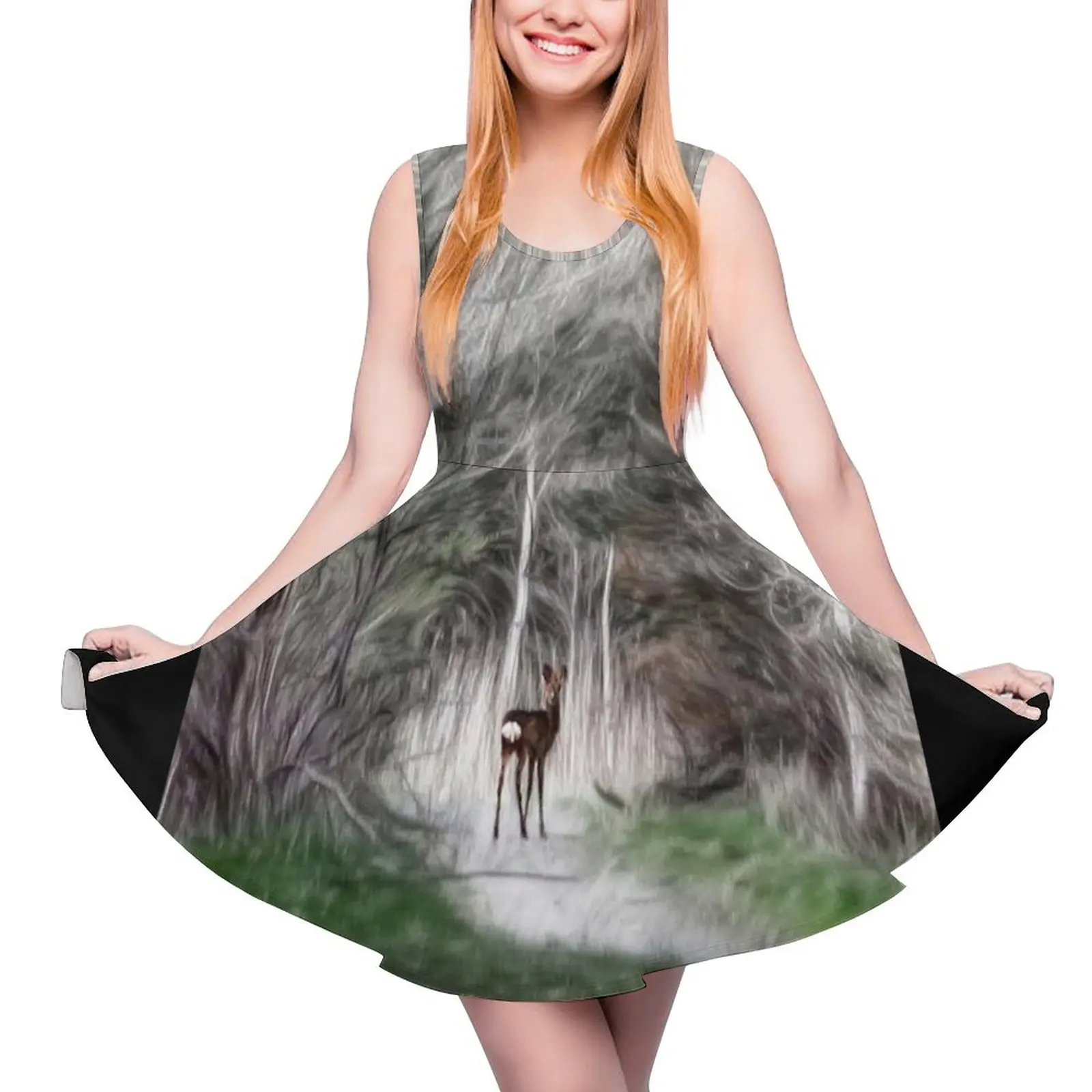 

Fantasy woodland forest animals Sleeveless Dress wedding dresses for parties dresses for prom Dress women