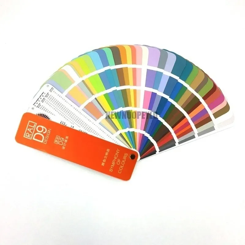 Original RAL Color Card D9 Designer Version Selected 290 s Standard   European