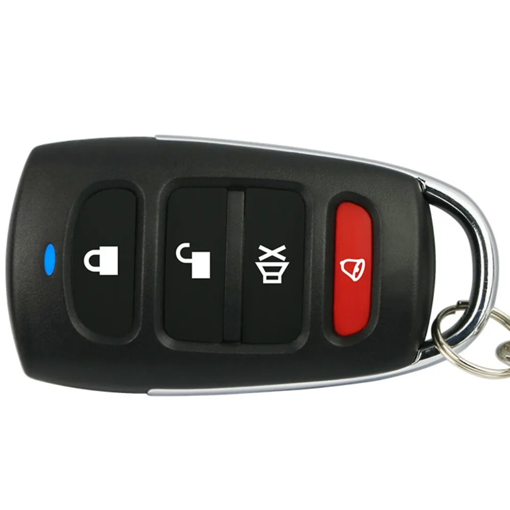 Garage door rolling code, metal four-button replication copy wireless remote control 433MHZ copy remote control