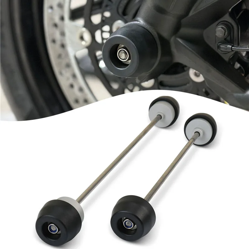 

Motorcycle Accessories Front Rear Axle Fork Crash Sliders Wheel Protector Fit For ZX-6R ZX6R 2024-2025