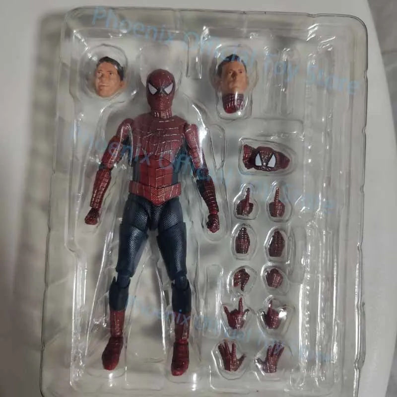 CT Shf Spiderman Tobey Maguire figura de acción Anime 2099 Spider Man: No Way Home figuras juguete colección modelo estatuilla muñeca regalo