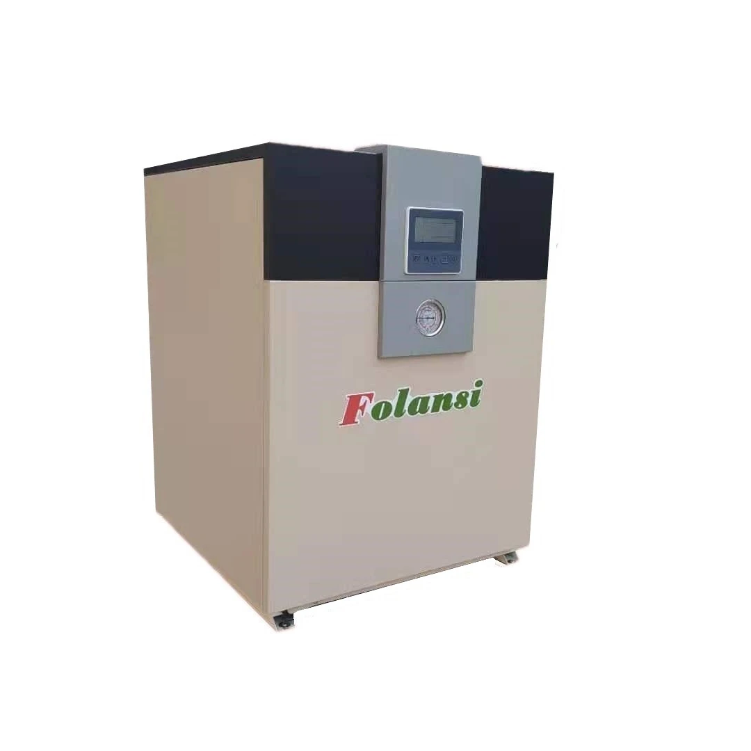 

Folamsi 18kw Water to Water Ground Source Heat Pump Geothermal Heat Pump Water Heater Wifi Low Noise Design Three Way Valve