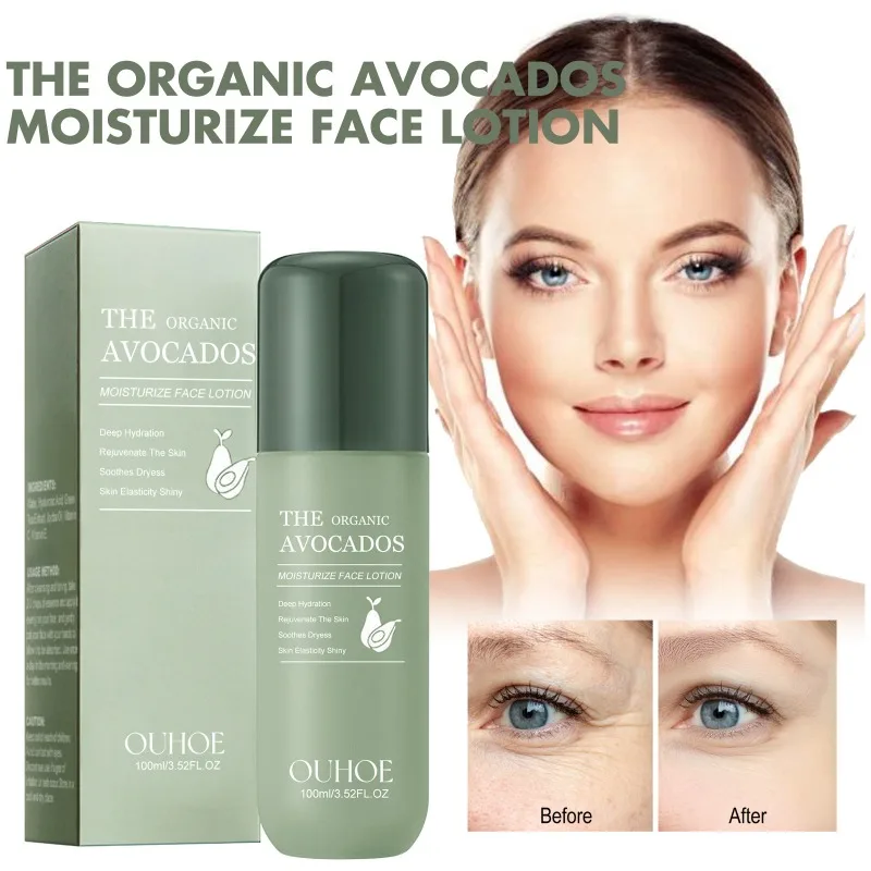 

Avocado Moisturizing Lotion Hydrates and Moisturizes Brightens Skin Tone Refreshing and Non-Greasy Nourishes and Tightens Skin