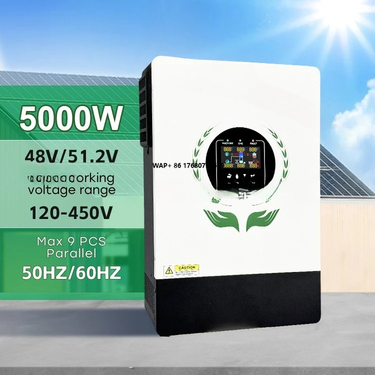 

CKMINE New Arrival SOL IA S4 Series Off Grid MPPT Solar Inverter 5KW 5KVA 48V 220V 230V Work Without Battery for Home Use