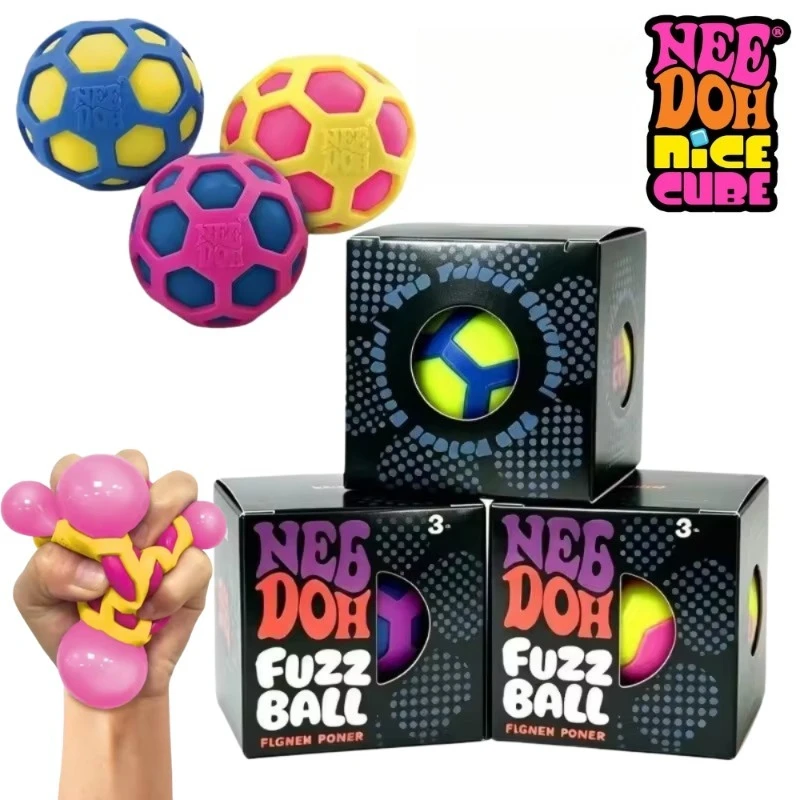 Needoh Atomic Blind Box Latest New Relief Ball Squishy Fidget Squeeze Toy Anti-Anxiety Sensory Toy for Kids Adult ADHD