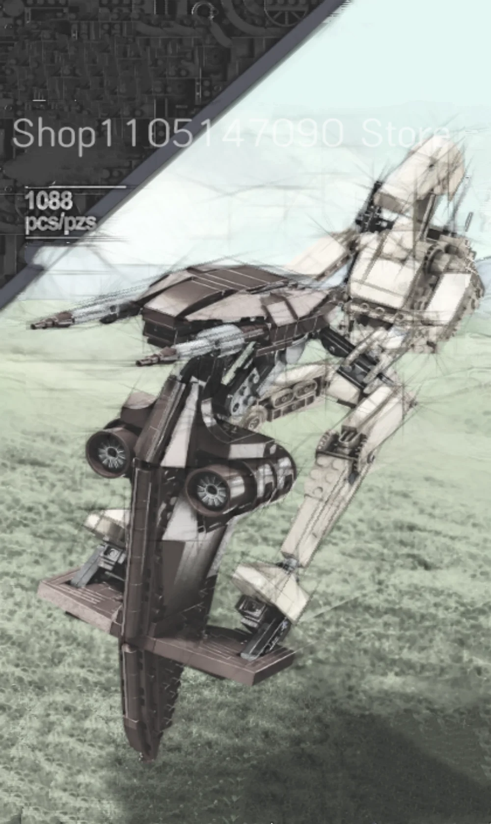 

Creative movie series human building blocks battle transporter model assembling brick toys for children holiday Christmas gifts