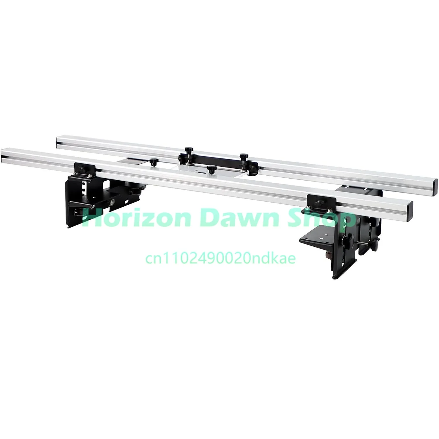 Woodworking Planer Carriage System - 3-Axis Adjustable Clamps for Leveling & Flattening 48-Inch Boards & Slabs